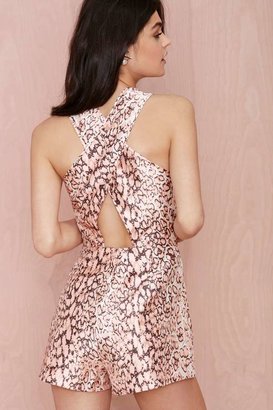 Nasty Gal On the Prowl Leopard Romper