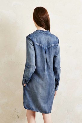 Anthropologie Iced Chambray Tunic