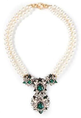 Shourouk 'Swan' necklace