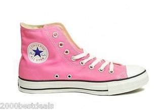 Converse Shoes Chuck Taylor All Star Pink White Hi Top M9006 Women Size Canvas