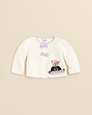 Hartstrings Infant Girls' Bear Cardigan - Sizes 0-12 Months