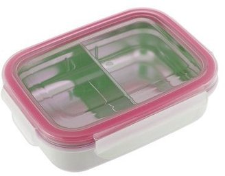 Innobaby Keepin' Fresh Double Insulated Stainless Steel Divided Bento Box (Pink)