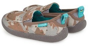 STUDY Toddler Boy's Chooze 'Scout Brown' Slip-On Loafer