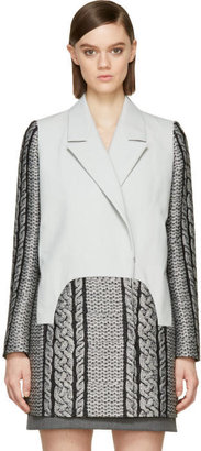 Viktor and Rolf Grey Cable Knit Coat