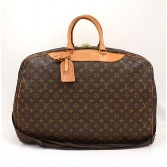 Louis Vuitton excellent (EX Brown Monogram Canvas Alize 3 Poches Travel Bag