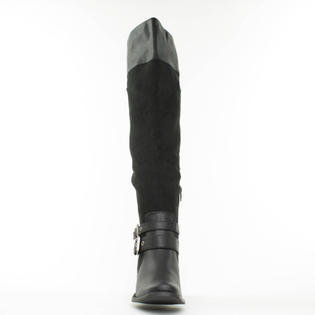 S.C. S. C. Rodney Knee-High Boot - Black Fabric, 7.5