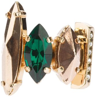 Iosselliani emerald detail ring