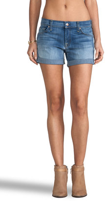 7 For All Mankind Mid Roll Up Short