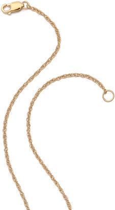 Jennifer Zeuner Jewelry Good Luck Hamsa Diamond Necklace