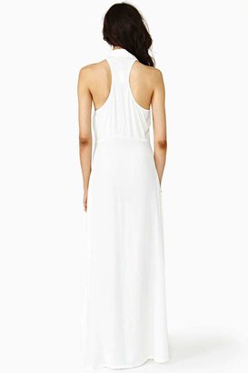 Nasty Gal Conquest Maxi Dress - Ivory