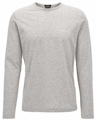 HUGO BOSS Regular-fit long-sleeved cotton T-shirt