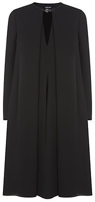 Giorgio Armani Silk Cape Dress