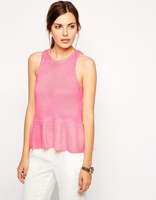 Finders Keepers Stepping Stone Knitted Peplum Top