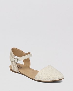 Lucky Brand Pointed Toe D'Orsay Flats - Abee Two Piece