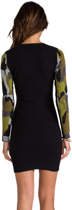 Torn By Ronny Kobo Taylor Camouflage Dress