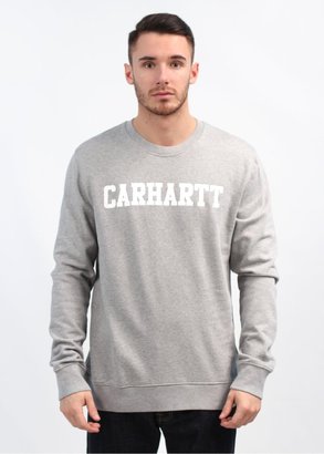 Carhartt College Sweater - Grey / White