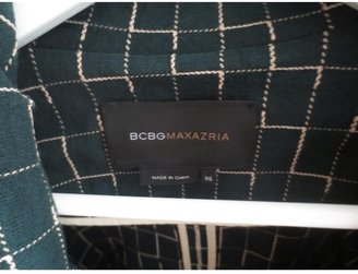 BCBGMAXAZRIA Green Cotton Jacket