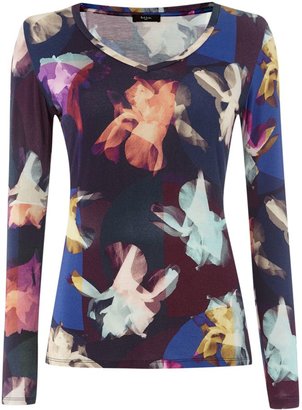 Paul Smith Black Label Floral print jersey top
