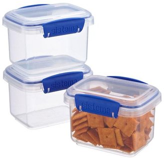 Container Store 13.5 oz. Sistema Klip-It Snack Boxes Pkg/3