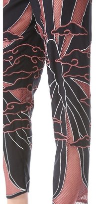 Kelly Wearstler Embroidered Butterfly Pants