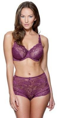 Charnos Plum 'Rosalind' full cup lace bra