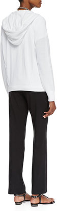 Eileen Fisher Organic Cotton Yoga Pants, Black