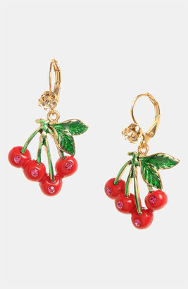 Betsey Johnson 'Rio' Cherry Drop Earrings