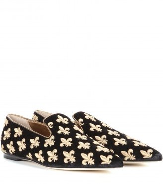 Dolce & Gabbana Bellucci Embellished Slippers