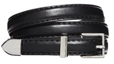 ASOS Skinny Tipped Waist Belt - Black