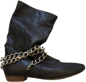 Patrizia Pepe Brown Leather Ankle boots