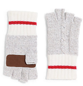 Michael Bastian Gant by Fingerless Knit Gloves