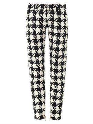 Balmain Houndstooth tapered-leg trousers