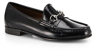 Gucci Regent Leather Frame Driving Loafers