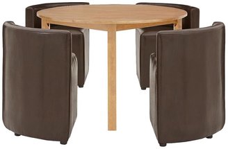 New Hideaway Dining Table and 4 Chairs Set