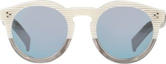 Illesteva Women's Leonard II Sunglasses-White