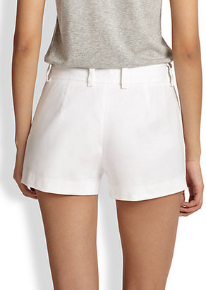 Diane von Furstenberg Naples Stretch Linen-Blend Shorts