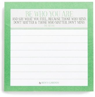 Ben's Garden 'Be Who You Are' Sticky Pad