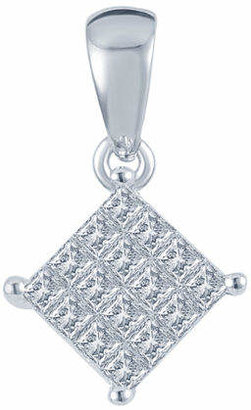 Fine Jewelry 1/4 CT. T.W. Diamond 10K Pendant No Color Family