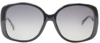 Lanvin New SLN552 700X Black With Stones Sunglasses Grey Gradient Lens