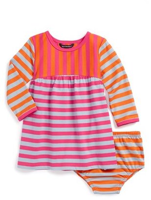 Marimekko 'Pehmis' Stripe Dress & Bloomers (Baby Girls)