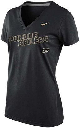 Nike Women's Short-Sleeve Purdue Boilermakers Dri-FIT V-Neck T-Shirt