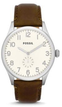 Fossil FS4851 The Agent Gents Brown Leather Watch