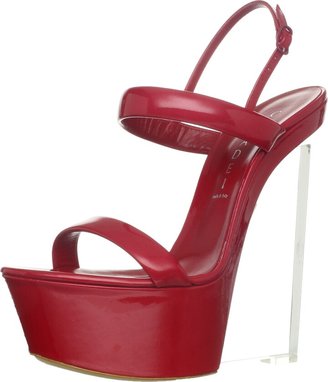 clear plastic wedge shoes