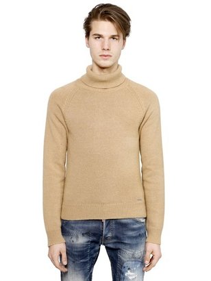 DSQUARED2 Turtleneck Wool Blend Sweater