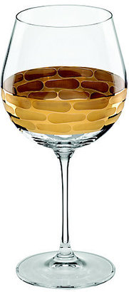 Michael Wainwright Truro 24K Yellow Gold-Trimmed Red Wine Glass