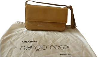 Sergio Rossi Beige Patent leather Handbag