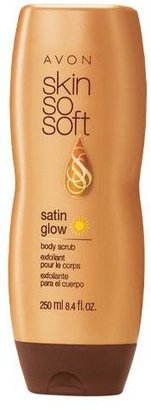 Avon Skin So Soft Satin Glow Body Scrub