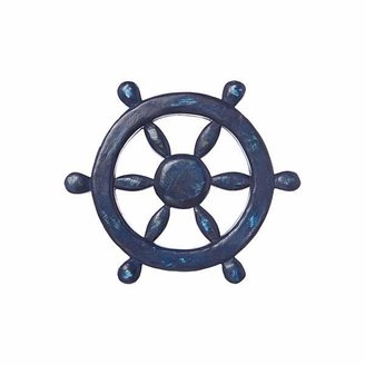 Linea Wooden ships wheel ornament