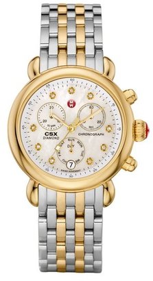 Michele 'CSX-36' 18mm Two-Tone Bracelet Watchband