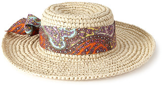 Forever 21 Wide-Brim Straw Sun Hat